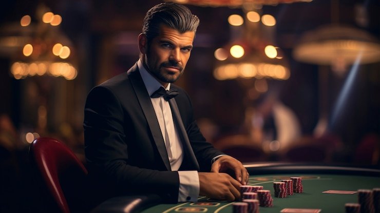 Studio kasino langsung No Commission Baccarat dengan dealer profesional di cermin303
